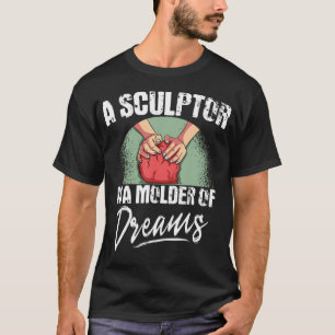 Camiseta Escultor De Arcilla Ceramista Alfarero Moldeador D