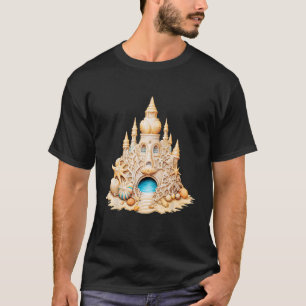 Camiseta Escultura de arena y conchas marinas arena 1