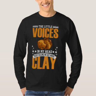 Camiseta Escultura de cacerola divertida de cerámica