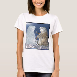 Camiseta Escultura de hielo del día de la marmota