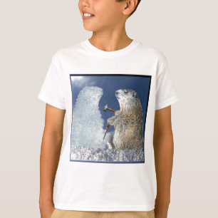 Camiseta Escultura de hielo del día de la marmota