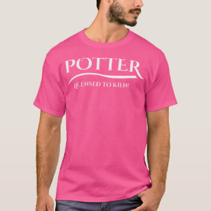 Camiseta Escultura de maceta de cerámica Ceramista Arcilla 