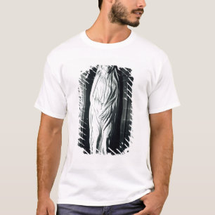 Camiseta Escultura de piedra de John Donne en su cubierta