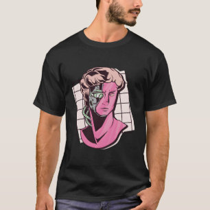 Camiseta Escultura futurista de media cara