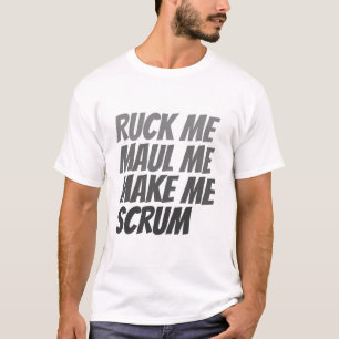 Camiseta Escurrirme maul me hacer escrúpulo de humor rugby