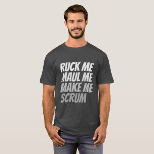 Camiseta Escurrirme maul me hacer escrúpulo de humor rugby