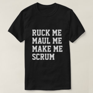 Camiseta Escurrirme maul me hacer escrúpulo de humor rugby