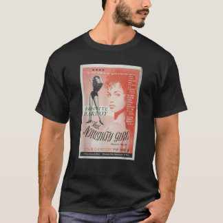 Camiseta Ese Chica travieso Poster de cine de época