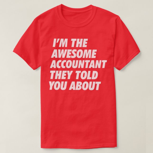 Camiseta Ese contable que te contaron sobre B (Diseño del anverso)