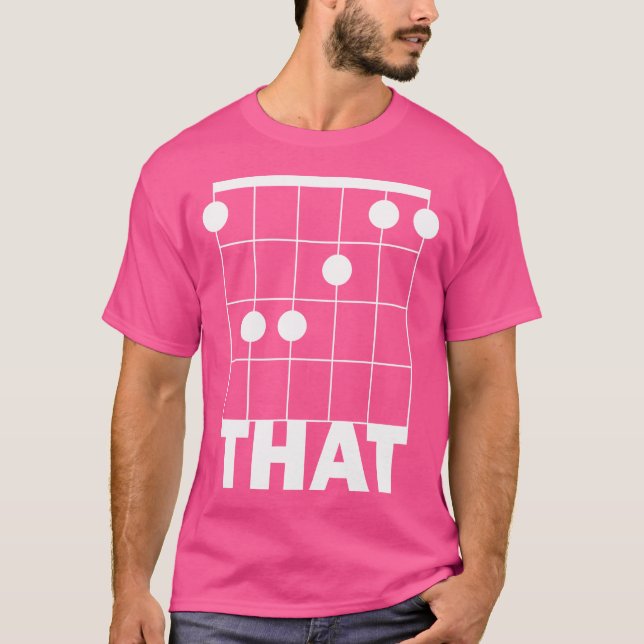Camiseta Ese divertido acorde de guitarra (Anverso)