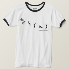 Camiseta Ése es apenas cómo ruedo - bici de ciclo divertida