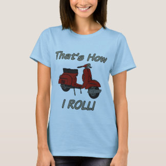 Camiseta Ése es cómo ruedo el ciclomotor