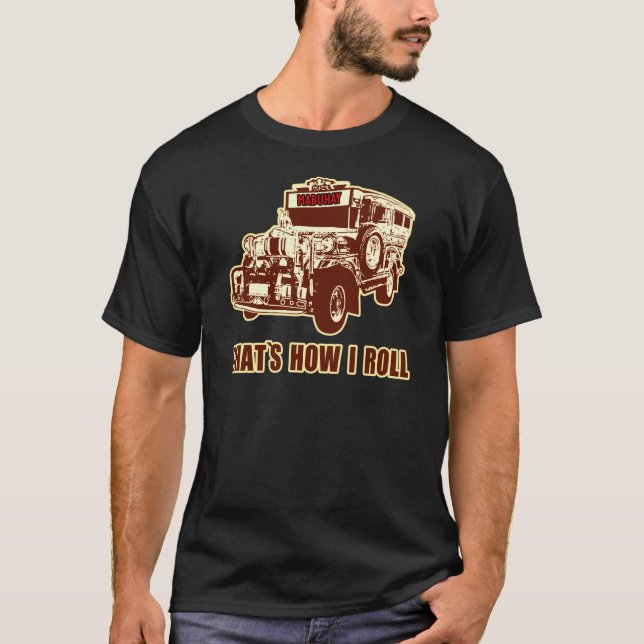 Camiseta Ése es cómo ruedo Jeepney (Anverso)