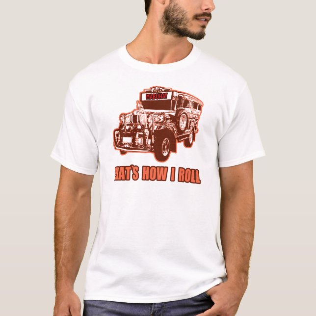 Camiseta Ése es cómo ruedo Jeepney (Anverso)