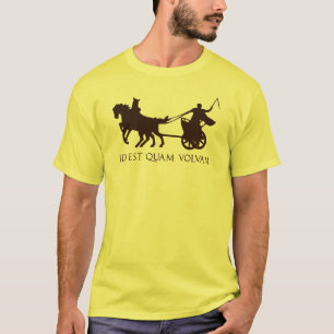 Camiseta Ése es cómo ruedo (latino con el carro romano)