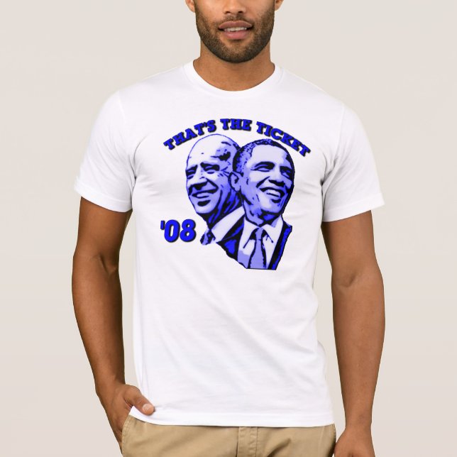 Camiseta ¡Ése es el boleto! (Anverso)