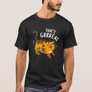 Camiseta Ese es el gran cómico tigre gruñón gruñón oscuro B