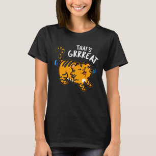 Camiseta Ese es el gran cómico tigre gruñón gruñón oscuro B