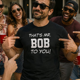 Camiseta Ese Es El Sr. Bob Para Ti Regalo Divertido Para Pr