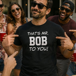Camiseta Ese Es El Sr. Bob Para Ti Regalo Divertido Para Pr