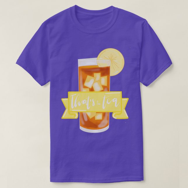Camiseta Ese es el té 1 (Diseño del anverso)