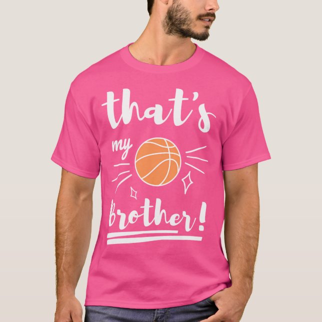 Camiseta Ése es mi hermano Baloncesto Bas (Anverso)