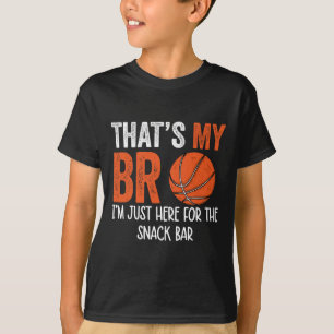 Camiseta Ese es mi hermano, solo estoy aquí por la merienda