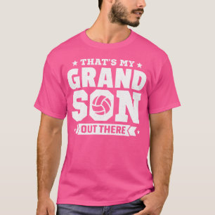 Camiseta Ese Es Mi Nieto Ahí Fuera Abuelo De Voleibol.