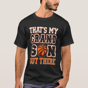 Camiseta Ese es mi nieto ahí fuera baloncesto para mi abuel