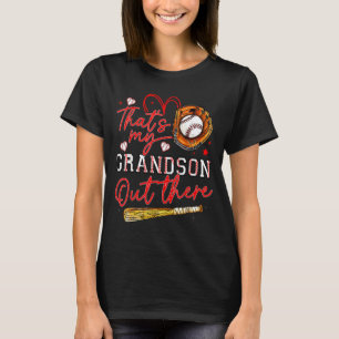 Camiseta Ese Es Mi Nieto Ahí Fuera Béisbol Abuela Madre