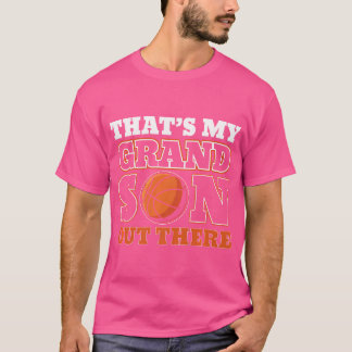 Camiseta Ese Es Mi Nieto Ahí Fuera De Baloncesto Para Abuel