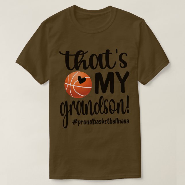 Camiseta Ése es mi nieto Baloncesto Nana Basketball Grand (Diseño del anverso)