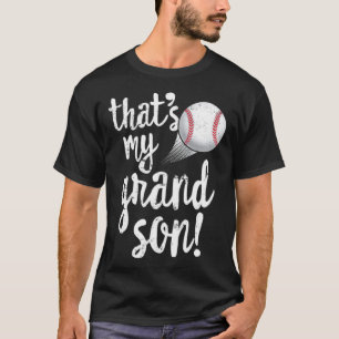 Camiseta Ése es mi nieto Béisbol T Abuela bruja