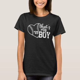 Camiseta Ése es mi Personalizado Béisbol mamá Softball Mamá