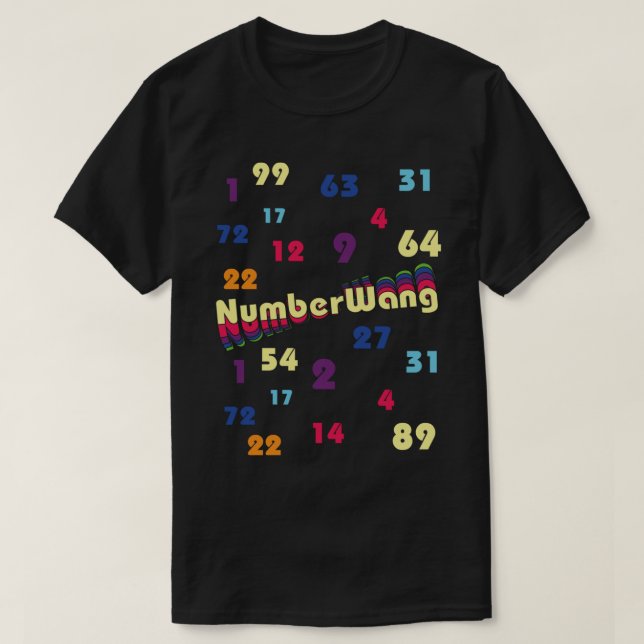 Camiseta ¡Ese es NumberWang! (Diseño del anverso)