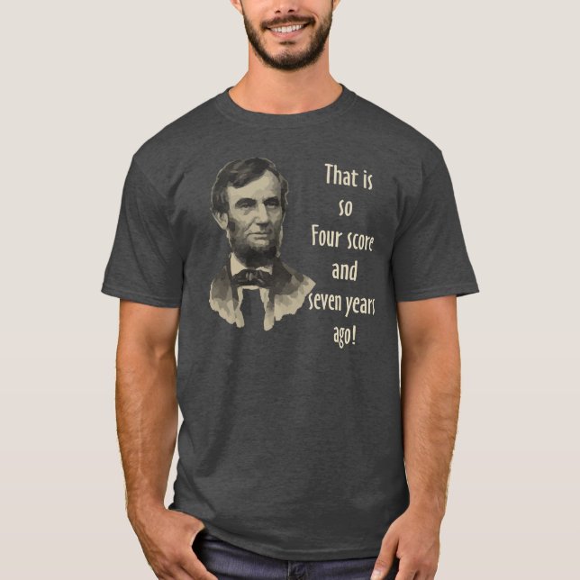 Camiseta Ése es tan cuatro cuentas y hace siete años de (Anverso)