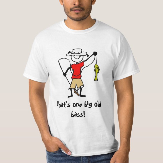 Camiseta ¡Ése es un bajo viejo grande! (Anverso)