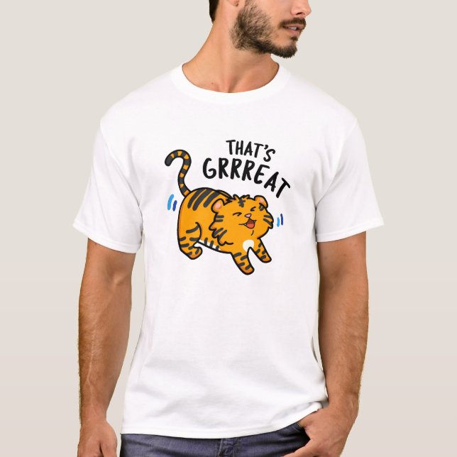 Camiseta Ese es un divertido muñeco de tigre gruñón (Anverso)