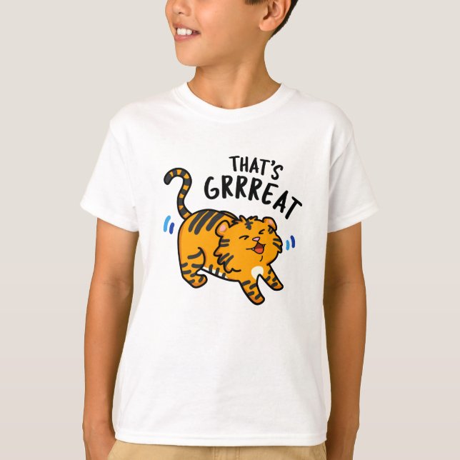 Camiseta Ese es un divertido muñeco de tigre gruñón (Anverso)