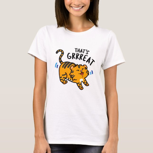 Camiseta Ese es un divertido muñeco de tigre gruñón (Anverso)