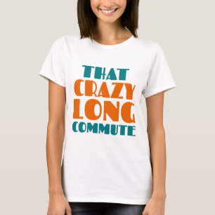 Camiseta Ese loco viaje largo - Naranja Verde azulado
