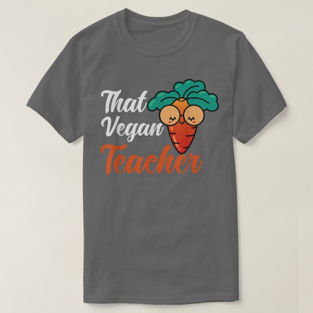 Camiseta Ese Profesor Vegetariano Vegetable Ca (Diseño del anverso)