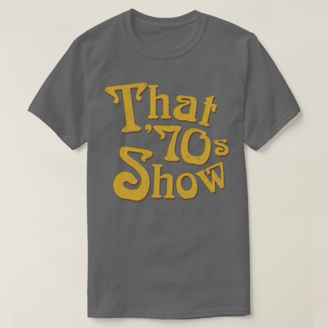 Camiseta Ese show de los 70 (Diseño del anverso)