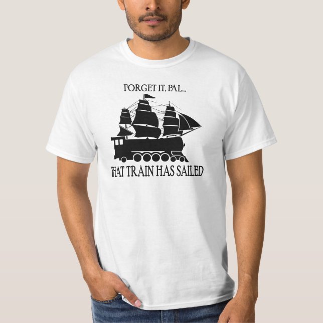Camiseta Ese tren ha navegado (Anverso)