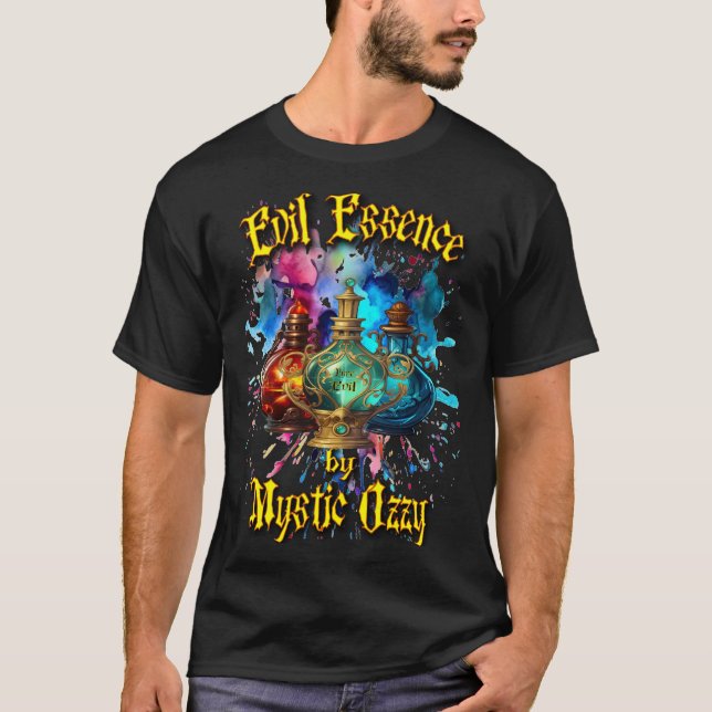 Camiseta Esencia del mal: Fragancias místicas de Mystic Ozz (Anverso)