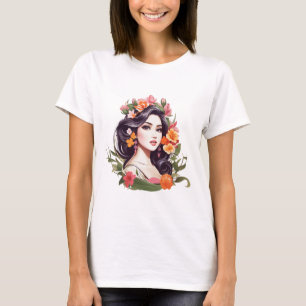 Camiseta Esencia Femenina Floral