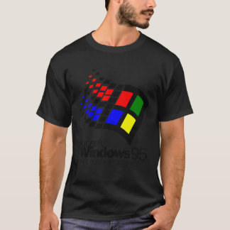Camiseta esencial con logotipo de Windows 95