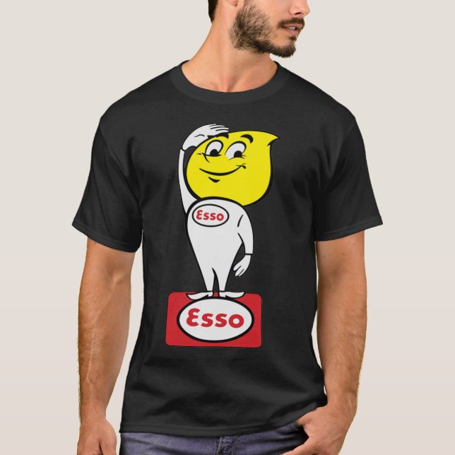 Camiseta esencial de aceite de esso (Anverso)