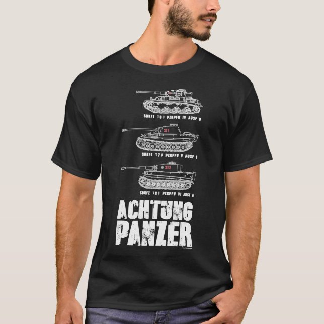 Camiseta esencial de ACHTUNG PANZER (Anverso)