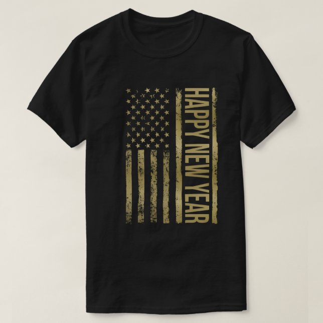 Camiseta esencial de Año Nuevo (Diseño del anverso)